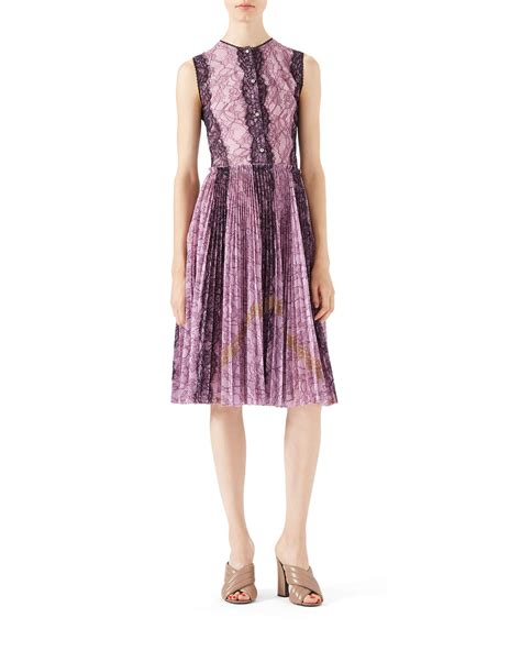 gucci purple floral dress|gucci long sleeve lace dress.